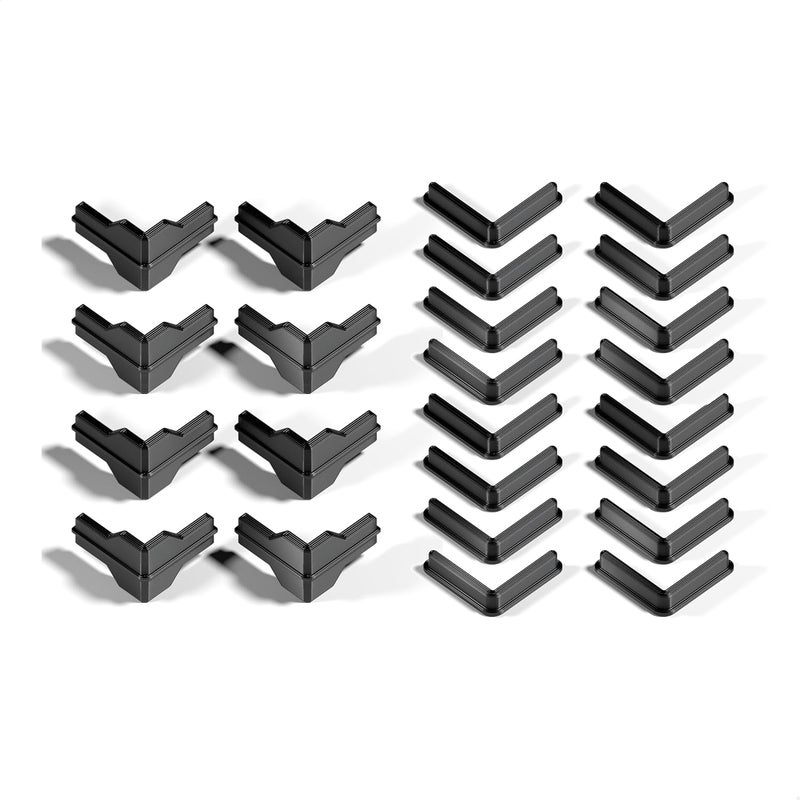 Chia Whalen Post Insert, 24pcs for COSTCO and SAMS Club 5-Shelf Heavy Duty Steel Shelving Unit, Gorilla Rack Replacement Parts, 2 Full Sets of Metal Shelf Connectors - Image 1